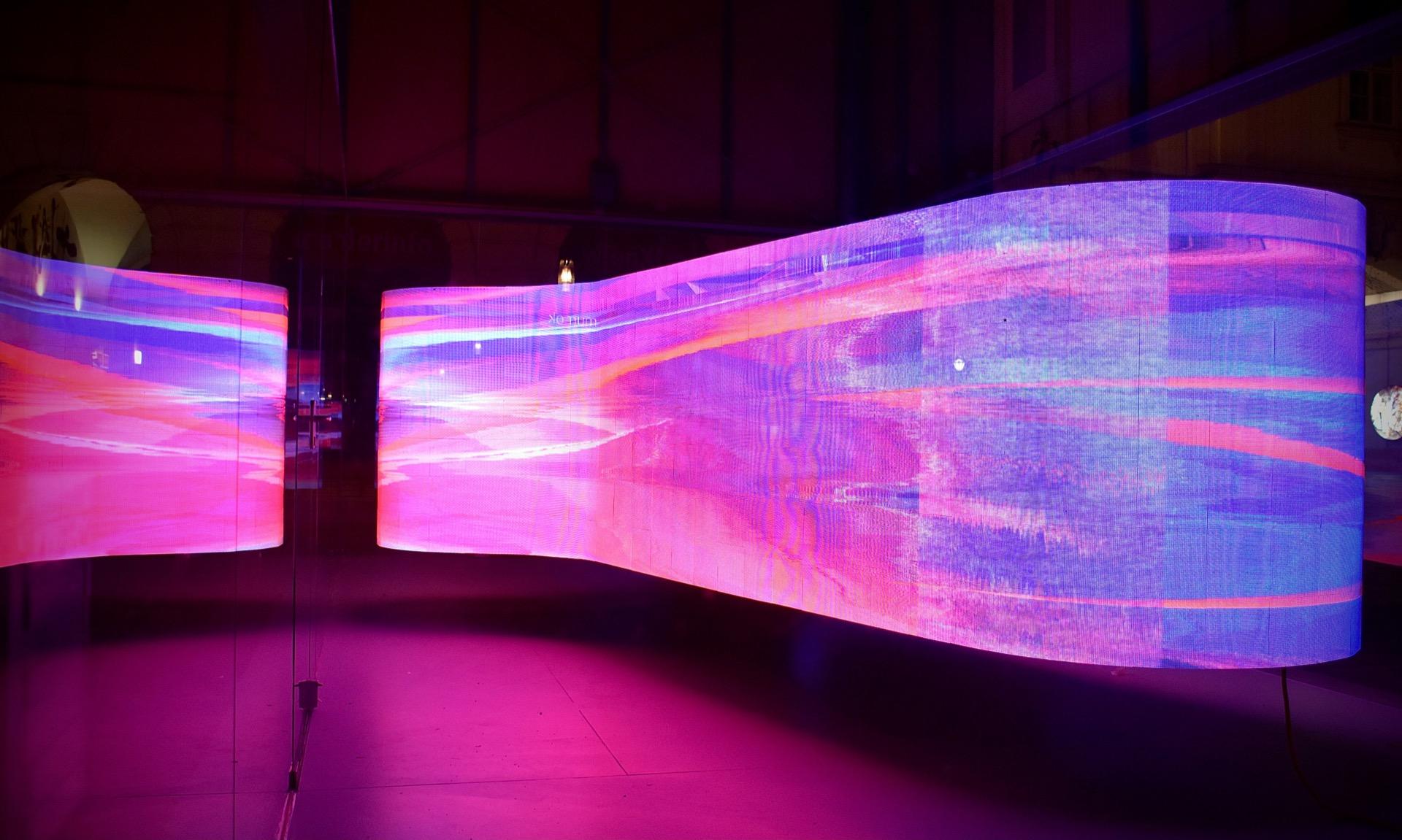 Curved LED Installation