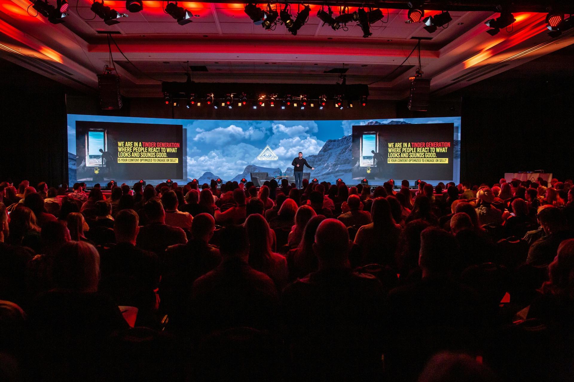 Large Audience LED Presentation